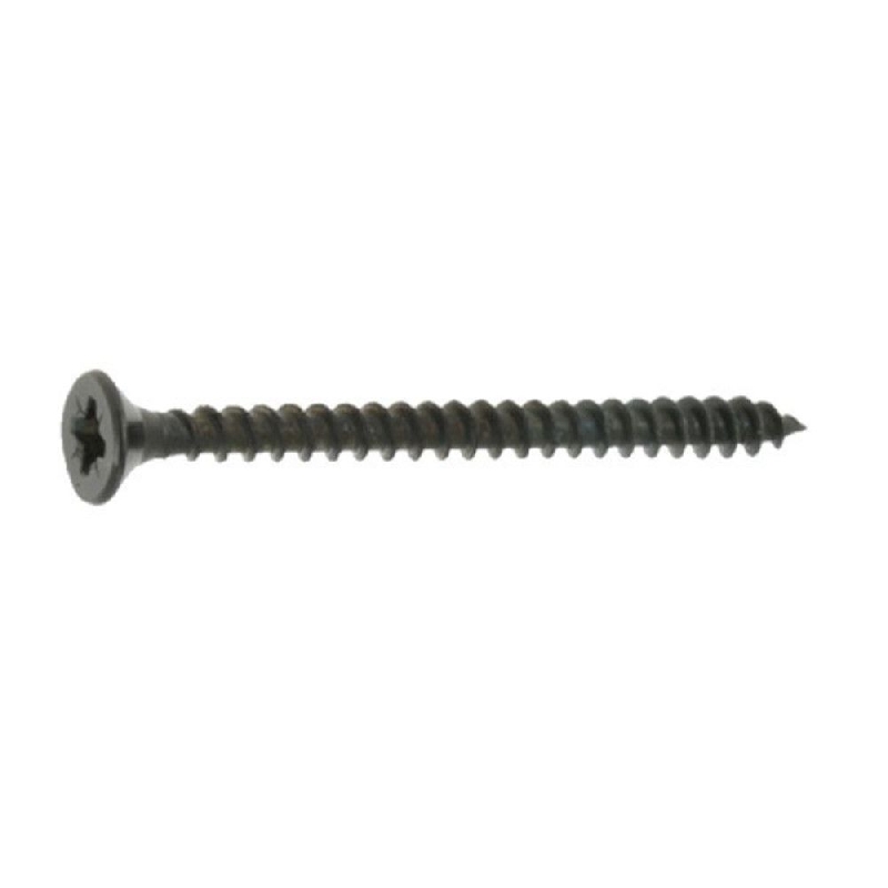 Vis bois 3,5x25 mm tête fraisée noire par 500