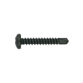 Vis autoperceuses 3,5x19 mm noires tête cylindrique par 1000