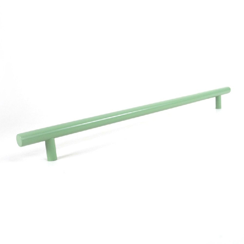 Poignée de cuisine vert pâle entraxe 224 mm longueur 290 mm Inox AISI 304