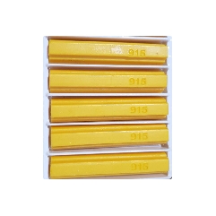 5 bâtons de cire malléable 8 cm jaune 915 Konig