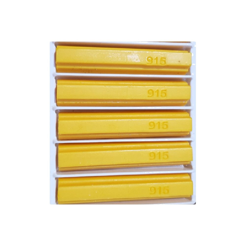 5 bâtons de cire malléable 8 cm jaune 915 Konig