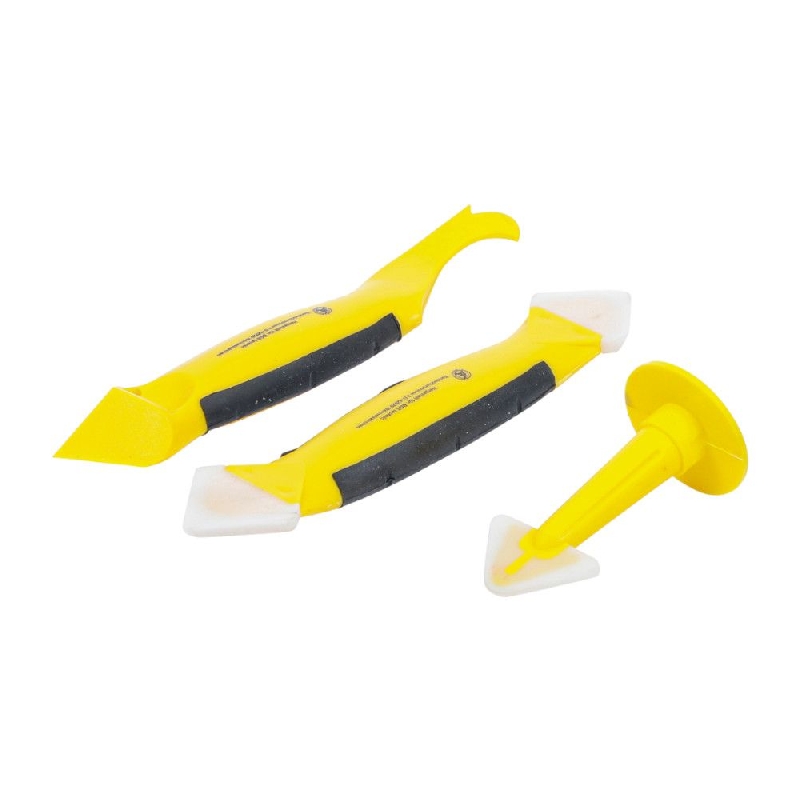 Décolleur de joint silicone et jeu de spatules à lisser le silicone 3 pcs