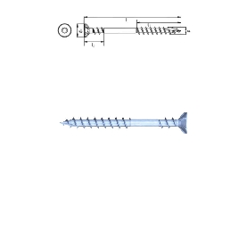 Vis pour fixation de panneaux OSB 4,5x60 mm par 200