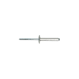 Rivets aveugle tête large 4x16 mm Aluminium Acier DIN 7337C par 500