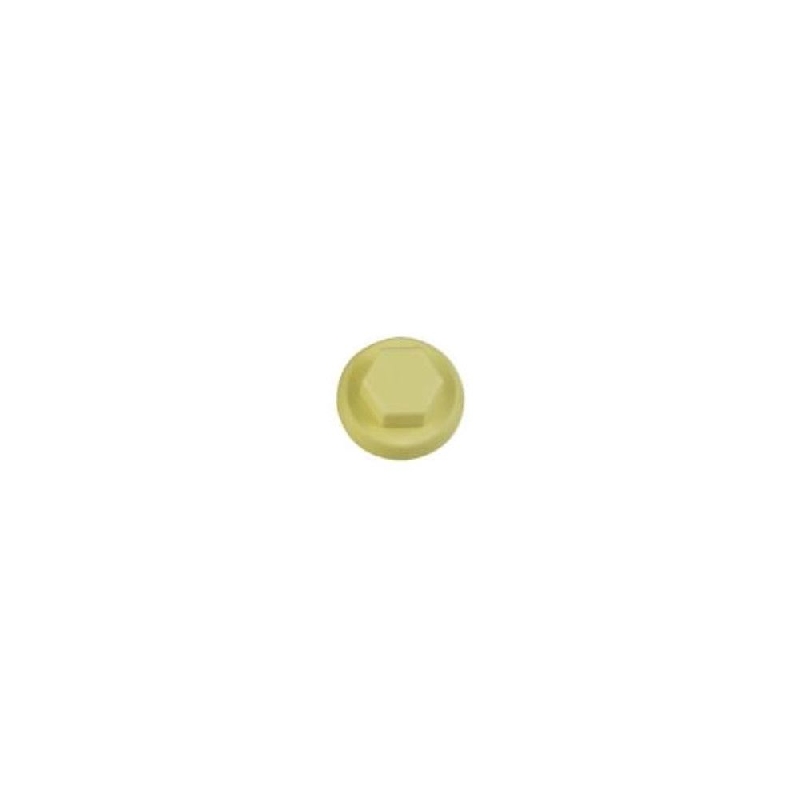 Capuchons sable beige pour vis tête hexagonale de 8 mm par 100