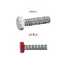 Vis à métaux M6x35 couleur au choix tête hexagonale Inox A2 par 500