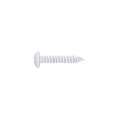 Vis tôle 4,2x13 mm blanche tête cylindrique Ph par 500