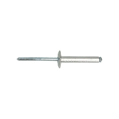 Rivets aveugle tête large 4,8x12 mm Aluminium Acier DIN 7337C par 250