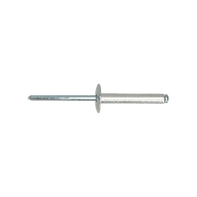 Rivets aveugle tête large 4,8x12 mm Aluminium Acier DIN 7337C par 250