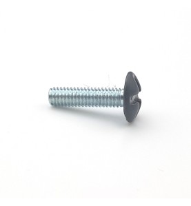Vis poêlier M4x16 mm RAL 7016 gris anthracite acier zingué tête cylindrique large par 50