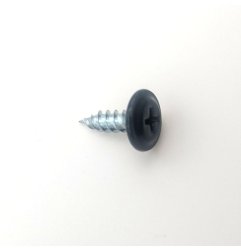 Vis à tôle et bois RAL 7016 gris anthracite 4,2x13 mm tête extra-large zinguée par 100