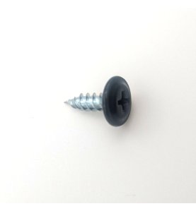 Vis à tôle et bois RAL 7016 gris anthracite 4,2x13 mm tête extra-large zinguée par 100