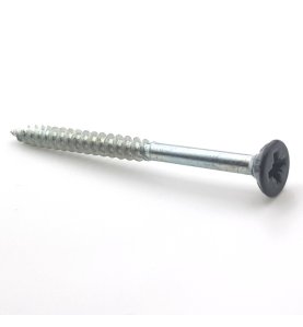 Vis bois tête fraisée 6x50 mm RAL 7016 gris anthracite Pz zn par 50