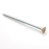 Vis bois tête fraisée 4x70 mm couleur chêne moyen Pz zn par 100