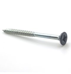 Vis bois tête fraisée 6x40 mm RAL 7016 gris anthracite Pz zn par 50