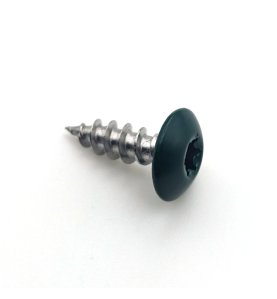Vis penture 6x25 mm Inox A2 gris anthracite RAL 7016 par 50