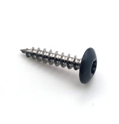 Vis penture 6x35 mm Inox A2 gris anthracite RAL 7016 par 50