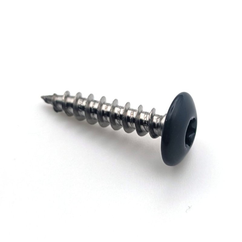 Vis penture 6x35 mm Inox A2 gris anthracite RAL 7016 par 50