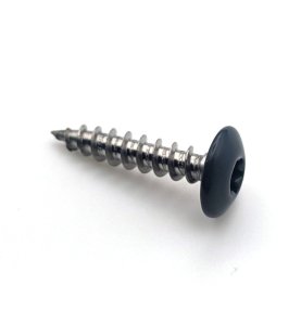 Vis penture 6x35 mm Inox A2 gris anthracite RAL 7016 par 50