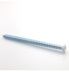 Vis béton 7,5x152 mm RAL 9010 blanc pur tête cylindrique Tx par 20