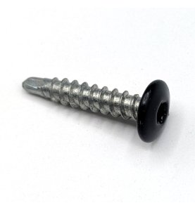 Vis panneaux façade autoperceuses RAL 9005 noir foncé SFS SX3 5,5x30 mm Inox A2 par 50