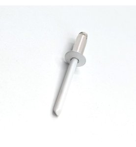 Rivets TP Inox A2 4,8x12 mm RAL 9003 blanc de sécurité par 100