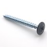 Vis bois pour parois arrière 4x40 mm RAL 7016 gris anthracite tête large Zn par 50