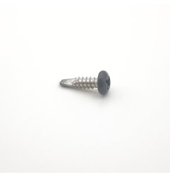 Vis autoperceuses 3,9x16 mm RAL 7016 gris anthracite tête cylindrique Ph Inox A2 par 100