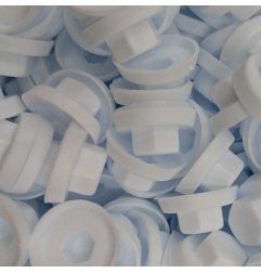 Capuchons 8 mm RAL 9018 blanc pour vis autoperceuses hexagonales 4,8 mm & 5,5 mm par 100