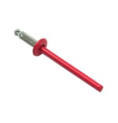 Rivets aveugles éclatés 4,8x14 mm RAL 3018 rouge fraise par 100