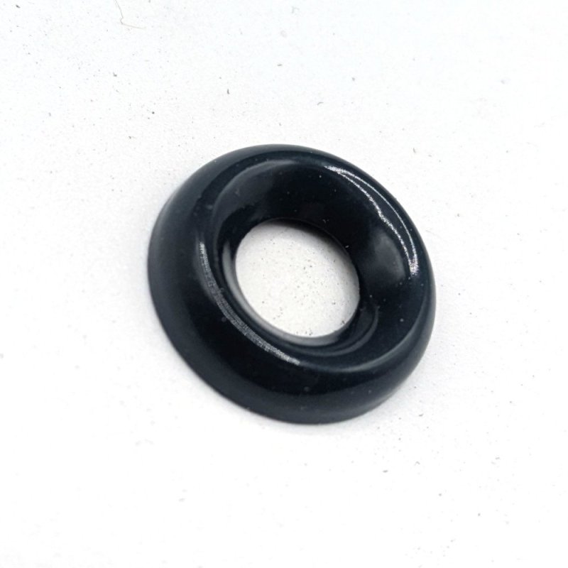 Rondelles cuvettes embouties M6 RAL 7016 gris anthracite Inox A2 par 50