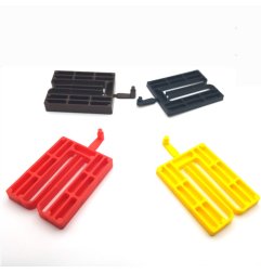 Assortiment de 200 cales fourchettes épaisseurs 5, 6, 8, 10 mm entretoise, vitrage, calage