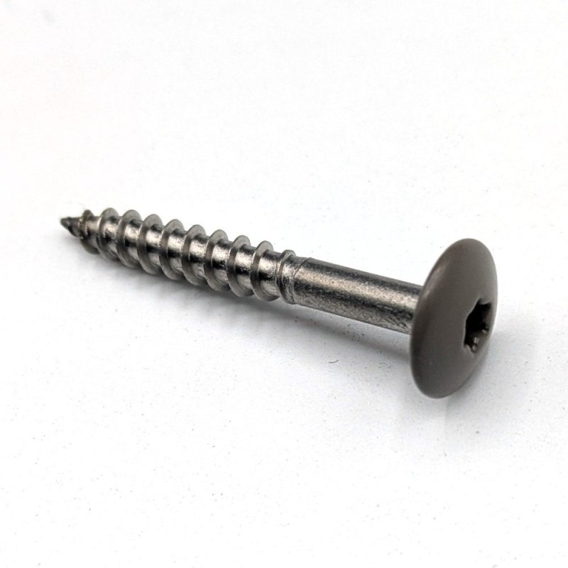 Vis pour panneaux de façade 4,8x38 mm RAL 7006 gris beige par 100