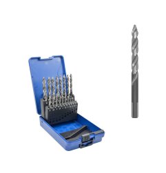 Coffret de forets HSS white&step 1 à 19 mm