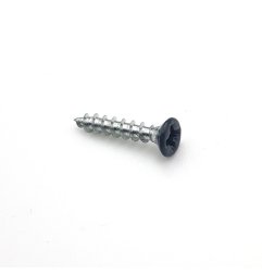 Vis bois 3x20 mm RAL 7016 gris anthracite zinguées tête fraisée Pz par 100