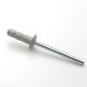 RIVETS AVEUGLE 4,8X15 MM RAL 9006 aluminium gris  DIN 7337A ALU PAR 100