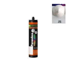 Cartouche de mastic silicone Parasilico AX Prestige Colour T RAL 9001 crème