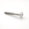 Vis pour panneaux de façade 4,8x25 mm RAL 9016 blanc signalisation Inox A2 par 100