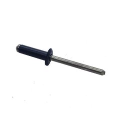 Rivets 4x12 mm RAL 7016 gris anthracite ISO 15983 Inox A4 par 50