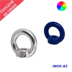 Ecrous à anneau INOX A2